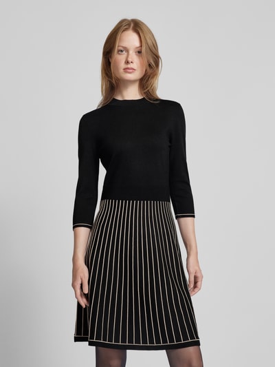 Peek & Cloppenburg Christian Berg Woman SelectionKnielanges Kleid Mit Rundhalsausschnitt In Black