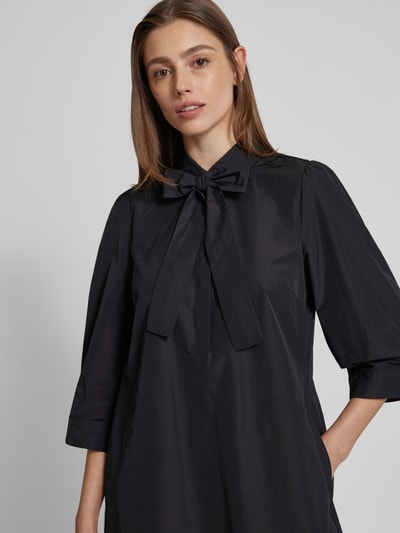 Peek & Cloppenburg Christian Berg Woman SelectionKnielanges Kleid Mit Schluppe In Black