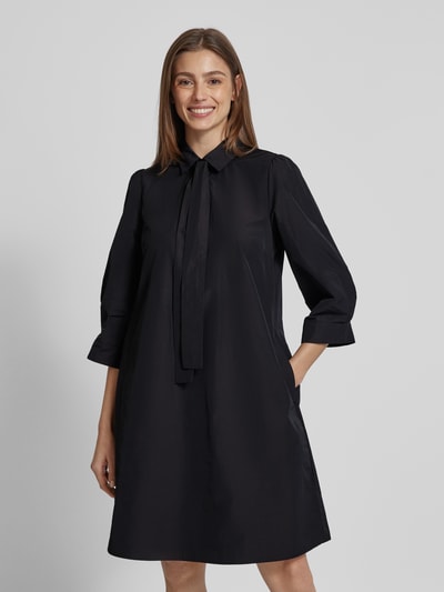 Peek & Cloppenburg Christian Berg Woman SelectionKnielanges Kleid Mit Schluppe In Black