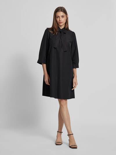 Peek & Cloppenburg Christian Berg Woman SelectionKnielanges Kleid mit Schluppe in black