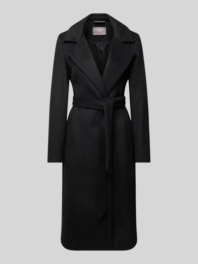 Peek & Cloppenburg Christian Berg Woman SelectionMantel Mit Bindegürtel In Black