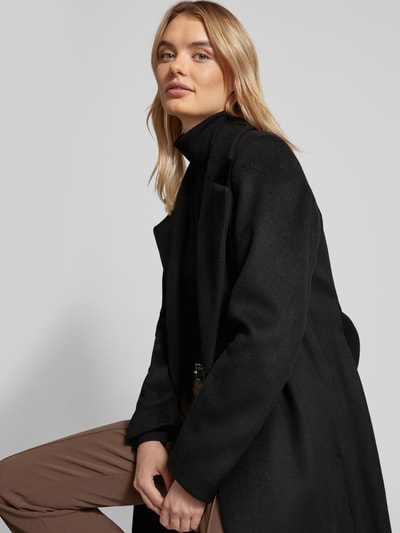 Peek & Cloppenburg Christian Berg Woman SelectionMantel Mit Bindegürtel In Black