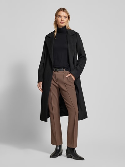 Peek & Cloppenburg Christian Berg Woman SelectionMantel mit Bindegürtel in black