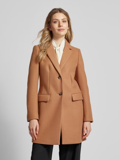 Peek & Cloppenburg Christian Berg Woman SelectionMantel Mit Reverskragen In Hellbraun