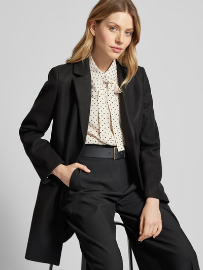 Peek & Cloppenburg Christian Berg Woman SelectionMantel Mit Reverskragen In Black