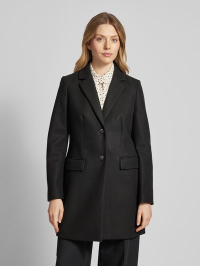 Peek & Cloppenburg Christian Berg Woman SelectionMantel Mit Reverskragen In Black