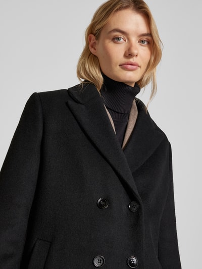 Peek & Cloppenburg Christian Berg Woman SelectionMantel Mit Reverskragen In Black