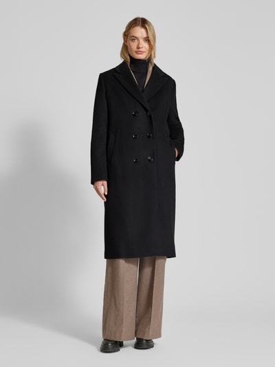 Peek & Cloppenburg Christian Berg Woman SelectionMantel Mit Reverskragen In Black