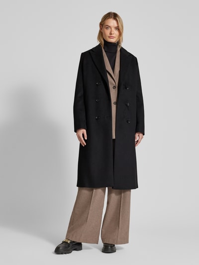 Peek & Cloppenburg Christian Berg Woman SelectionMantel mit Reverskragen in black