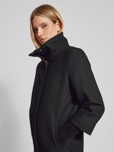 Peek & Cloppenburg Christian Berg Woman SelectionMantel Mit Stehkragen In Black
