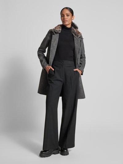 Peek & Cloppenburg Christian Berg Woman SelectionMantel mit Stehkragen in anthrazit melange