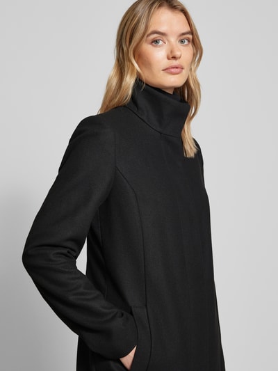Peek & Cloppenburg Christian Berg Woman SelectionMantel Mit Stehkragen In Black