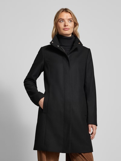Peek & Cloppenburg Christian Berg Woman SelectionMantel Mit Stehkragen In Black