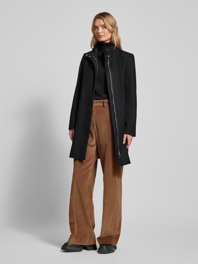 Peek & Cloppenburg Christian Berg Woman SelectionMantel mit Stehkragen in black