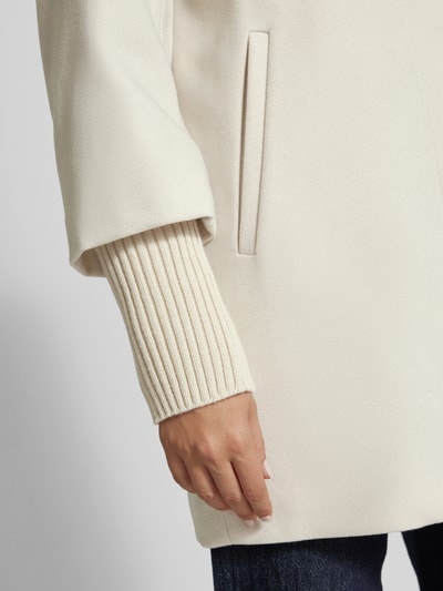 Peek & Cloppenburg Christian Berg Woman SelectionMantel Mit Stehkragen In Offwhite