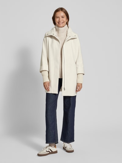 Peek & Cloppenburg Christian Berg Woman SelectionMantel mit Stehkragen in offwhite