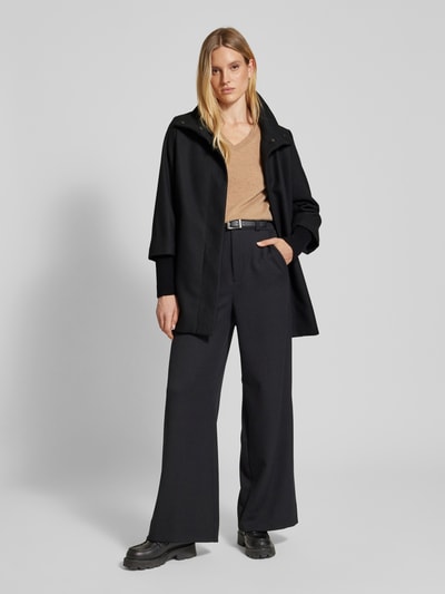 Peek & Cloppenburg Christian Berg Woman SelectionMantel mit Stehkragen in black