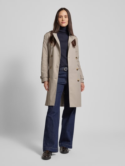 Peek & Cloppenburg Christian Berg Woman SelectionMantel mit Taillengürtel in kitt