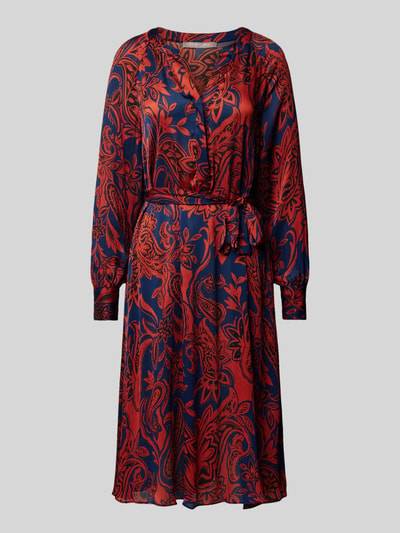 Peek & Cloppenburg Christian Berg Woman SelectionMidikleid Mit V-Ausschnitt In Marine