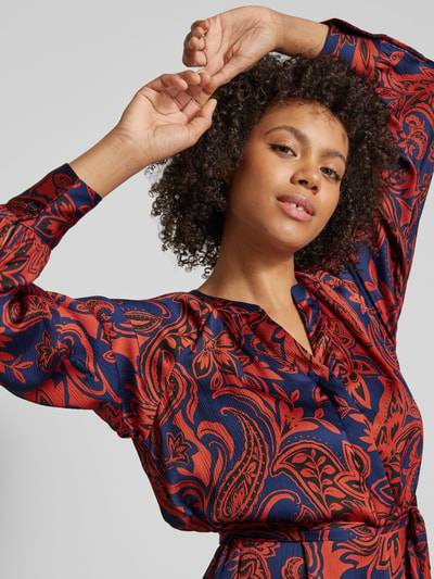 Peek & Cloppenburg Christian Berg Woman SelectionMidikleid Mit V-Ausschnitt In Marine