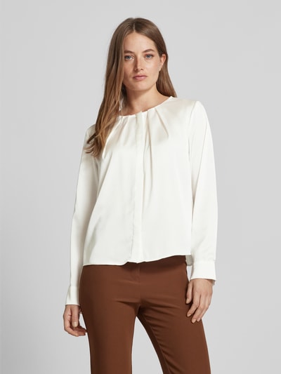 Peek & Cloppenburg Christian Berg Woman SelectionRegular Fit Bluse Mit Verdeckter Knopfleiste In Ecru
