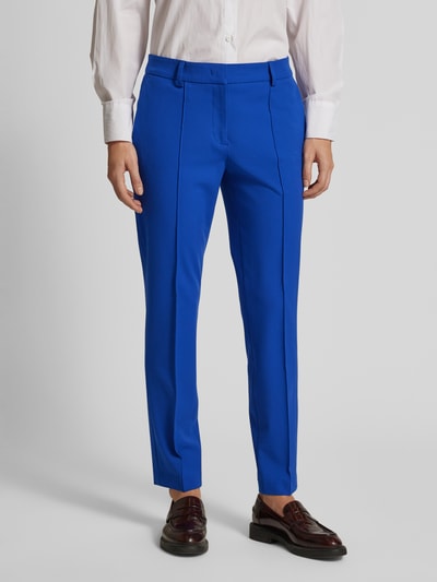 Peek & Cloppenburg Christian Berg Woman SelectionRegular Fit Stoffhose Mit Bundfalten In Blau