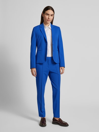 Peek & Cloppenburg Christian Berg Woman SelectionRegular Fit Stoffhose mit Bundfalten in blau