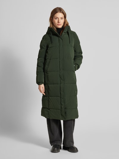 Peek & Cloppenburg Christian Berg Woman SelectionSteppmantel Mit Kapuze In Dunkelgruen