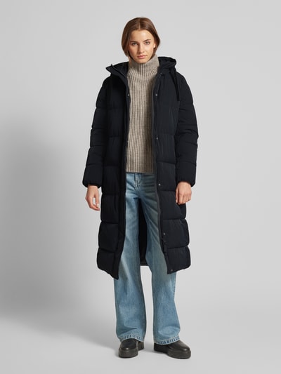 Peek & Cloppenburg Christian Berg Woman SelectionSteppmantel mit Kapuze in black