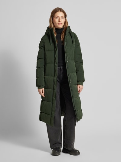 Peek & Cloppenburg Christian Berg Woman SelectionSteppmantel mit Kapuze in dunkelgruen