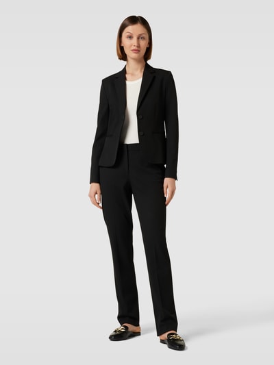 Peek & Cloppenburg Christian Berg Woman SelectionStoffhose mit Bügelfalten in black