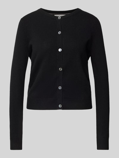 Peek & Cloppenburg Christian Berg WomanCardigan Mit Durchgehender Knopfleiste In Black