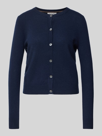 Peek & Cloppenburg Christian Berg WomanCardigan Mit Durchgehender Knopfleiste In Dunkelblau