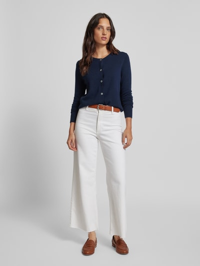 Peek & Cloppenburg Christian Berg WomanCardigan Mit Durchgehender Knopfleiste In Dunkelblau