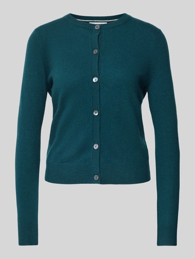 Peek & Cloppenburg Christian Berg WomanCardigan Mit Durchgehender Knopfleiste In Petrol