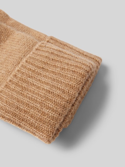 Peek & Cloppenburg Christian Berg WomanHandschuhe Aus Kaschmir Mit Umschalg In Camel