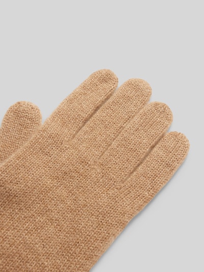 Peek & Cloppenburg Christian Berg WomanHandschuhe Aus Kaschmir Mit Umschalg In Camel
