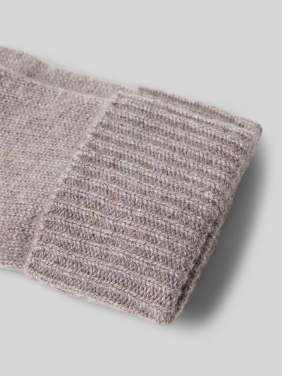 Peek & Cloppenburg Christian Berg WomanHandschuhe Aus Kaschmir Mit Umschalg In Taupe Melange