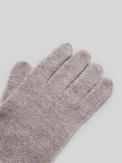 Peek & Cloppenburg Christian Berg WomanHandschuhe Aus Kaschmir Mit Umschalg In Taupe Melange