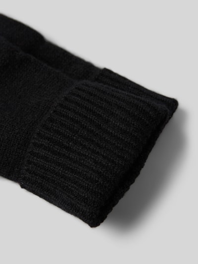 Peek & Cloppenburg Christian Berg WomanHandschuhe Aus Kaschmir Mit Umschalg In Black