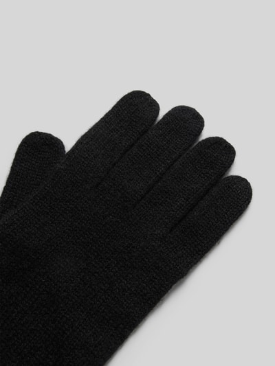 Peek & Cloppenburg Christian Berg WomanHandschuhe Aus Kaschmir Mit Umschalg In Black