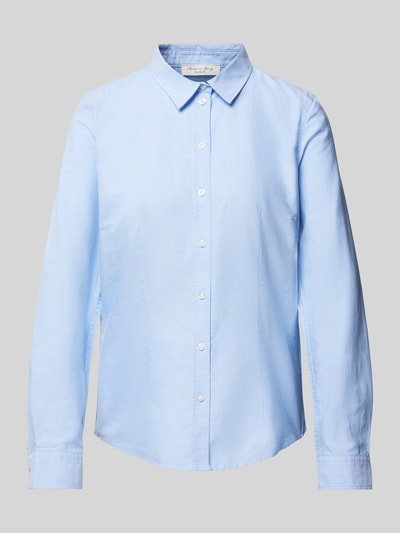 Peek & Cloppenburg Christian Berg WomanHemdbluse Mit Knopfleiste In Blau