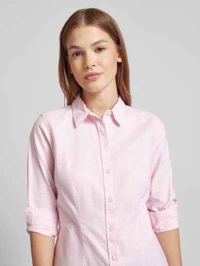 Peek & Cloppenburg Christian Berg WomanHemdbluse Mit Knopfleiste In Rose