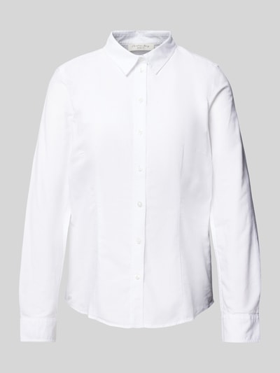 Peek & Cloppenburg Christian Berg WomanHemdbluse Mit Knopfleiste In Weiss