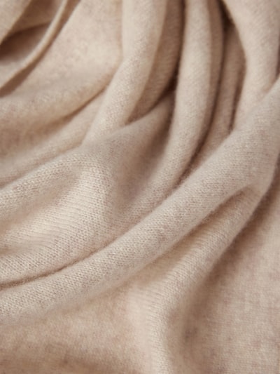 Peek & Cloppenburg Christian Berg WomanKaschmirschal Mit Gerippten Abschlüssen In Beige Melange
