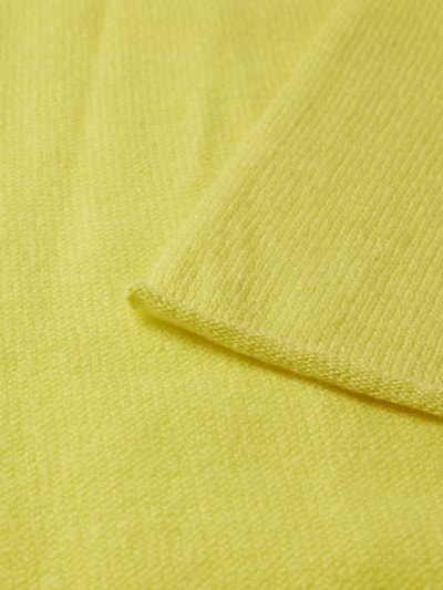 Peek & Cloppenburg Christian Berg WomanKaschmirschal Mit Rollsaum In Hellgelb