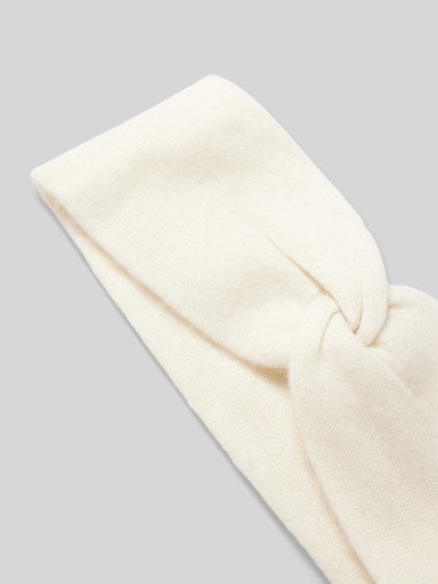 Peek & Cloppenburg Christian Berg WomanKaschmirstirnband Mit Knoten-Detail In Offwhite