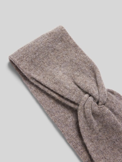 Peek & Cloppenburg Christian Berg WomanKaschmirstirnband Mit Knoten-Detail In Taupe Melange