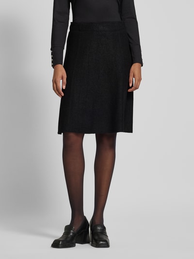 Peek & Cloppenburg Christian Berg WomanKnielanger Rock Mit Elastischem Bund In Black