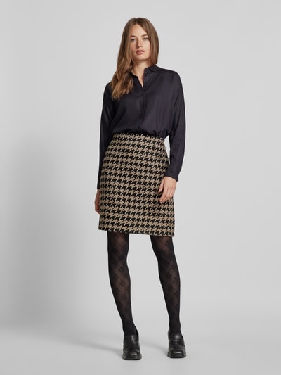 Peek & Cloppenburg Christian Berg WomanKnielanger Rock mit Strukturmuster in taupe